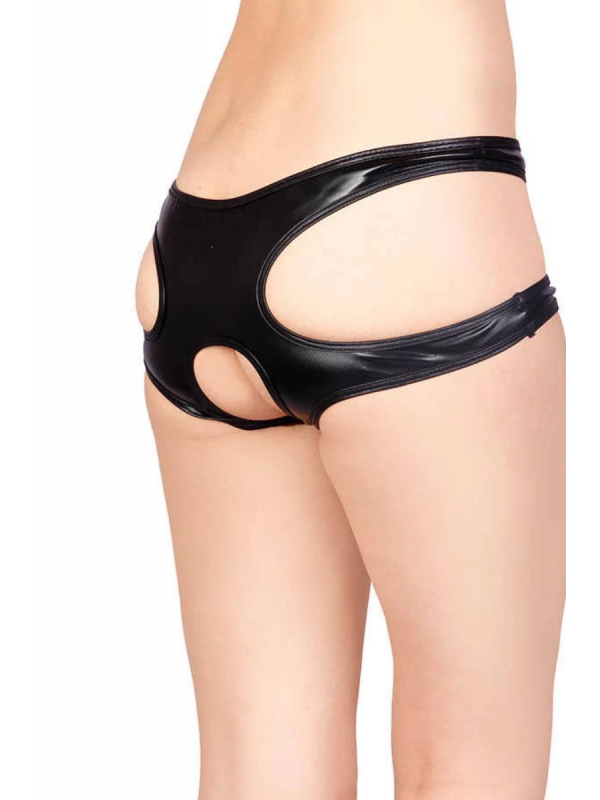 Siyah Özel Bölgesi Açık Seksi Külot TM1172