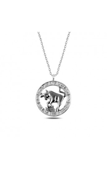 ​925 Ayar Gümüş Boğa Burcu Kadın Gümüş Kolye T4987 (1152)&hellip;