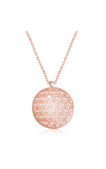 ​​925 Ayar Gümüş Yaşam Çiçeği Gümüş Kolye T6508 (1152)&hellip;