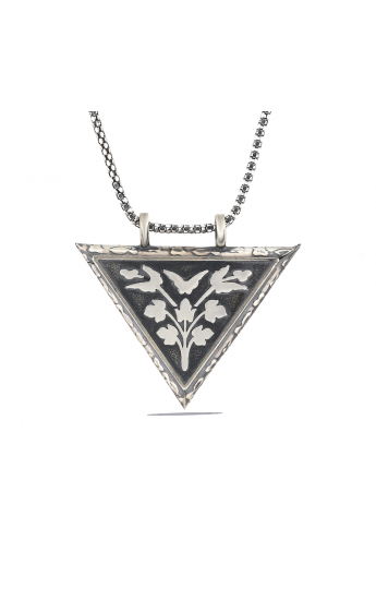 925 Ayar Gümüş Üçgen İçi Açılabilen Çiçek Muskalık Gümü�&hellip;