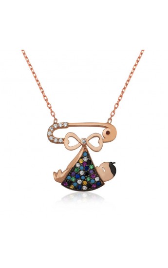 925 Ayar Gümüş Yeni Doğmuş Bebek Gümüş Kolye Pt2610721 (1152)&hellip;