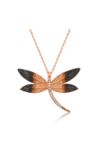 925 Ayar Gümüş Yusufçuk Kadın Gümüş Kolye Pt2610646 (1152)&hellip;