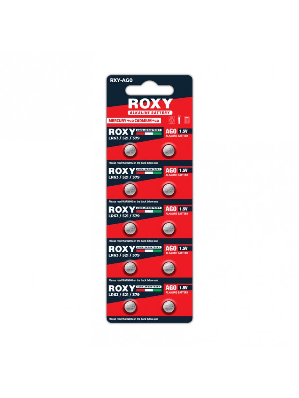 Ag0 Lr63/Lr521/379 10 Mah Alkalin Düğme Pil 10 Lu Paket (1152)