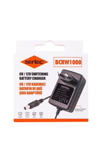 Bcrw1000 6V/12V 1A Kademeli Batarya Ve Akü Şarj Adaptörü (1152)… Bcrw1000 6V/12V 1A Kademeli Batarya Ve Akü Şarj Adaptörü (1152)…