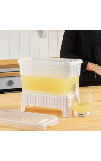 Beyaz Buzdolabı İçi Musluklu Ayaklı Su Limonata  İçecek Sebili P&hellip;