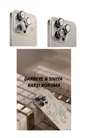 Iphone 16 Pro Max Kamera Lens Koruyucu Naturel (1152)&hellip;