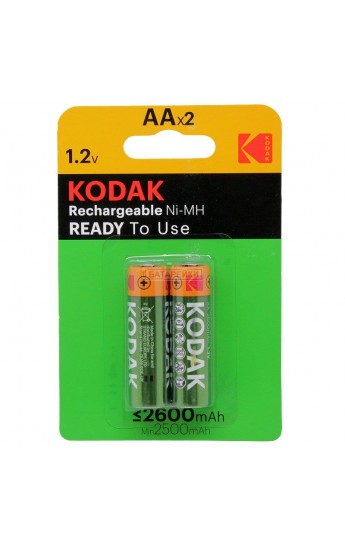 Kodak Şarj Edilebilir Nimh Aa Pil 2600 Mah (2 Adet) (1152)&hellip;