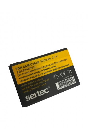Samsung C3630 Uyumlu Batarya (1152)&hellip;
