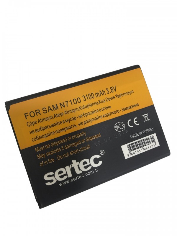 Samsung Galaxy Note 2 / N7100 Uyumlu Batarya (1152)