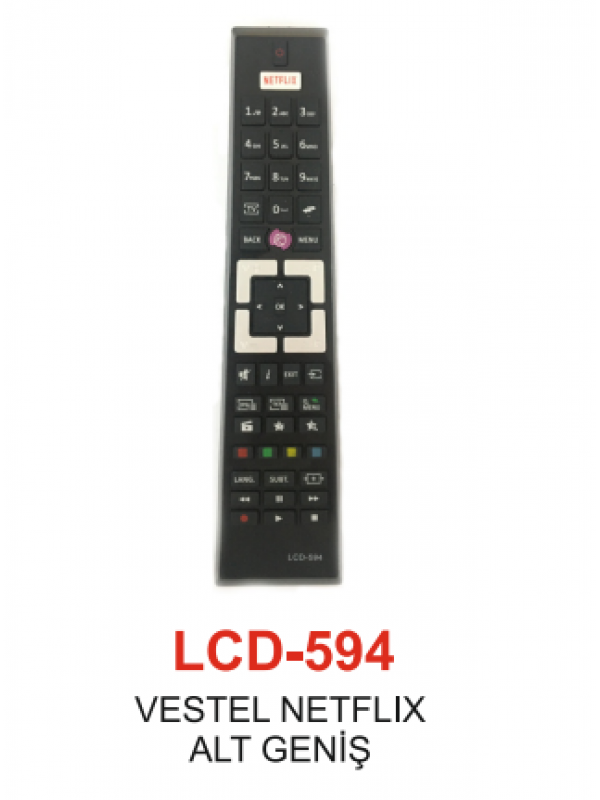 Vestel Netflix Tv Kumandası  Lcd 594 (1152)