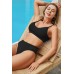 Kadın Siyah Yüksek Bel Dolgusuz Sütyen Takımı