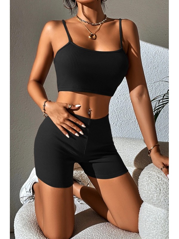 Kadın Siyah Şortlu Kaşkorse Gecelik Takım&hellip;